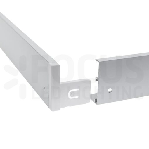 Opbouwframe Wit – Voor 60x60cm Back-lit LED Panelen (6,8 cm hoog) - Afbeelding 3