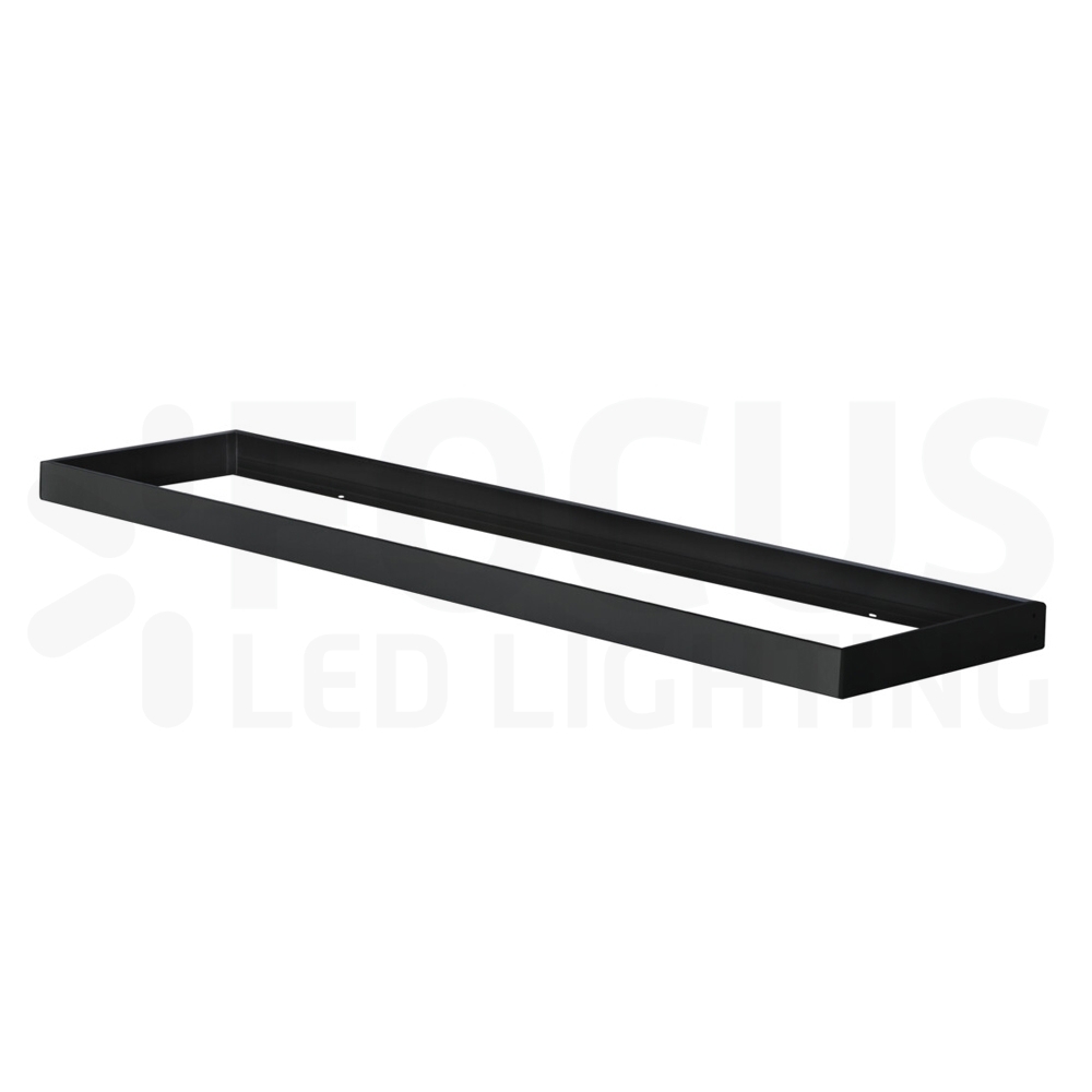 Opbouwframe Zwart – Voor 120x30cm Back-lit LED Panelen (6
