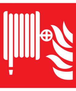 Pictogram brandslanghaspel 200 x 200 mm