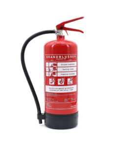 Poederblusser PG6K 6 KG brandklasse A,B en C