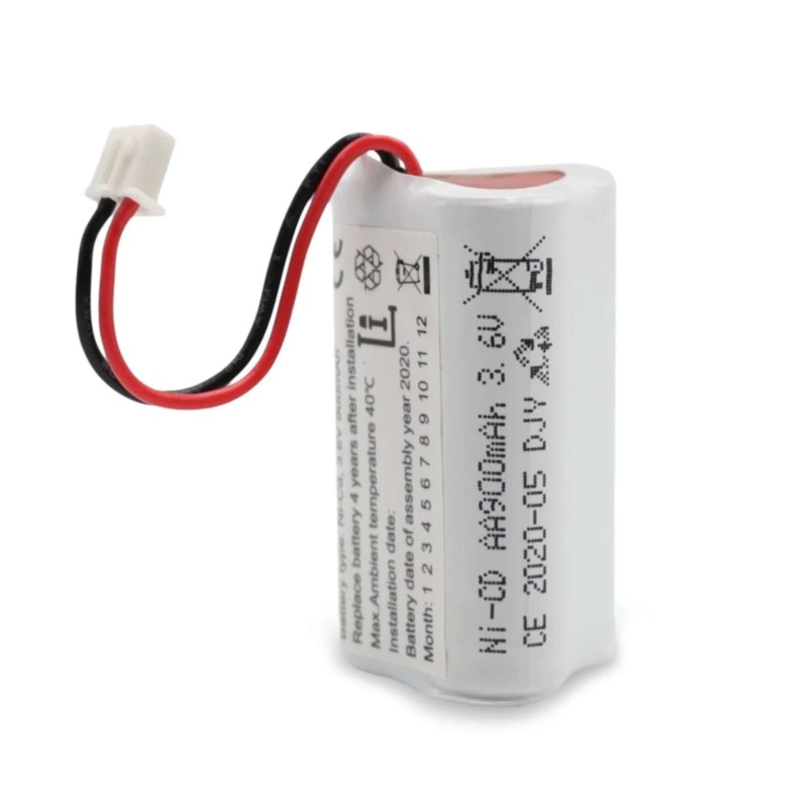 Ni-Cd Accupack 3,6V 900mAh – Flat Connector