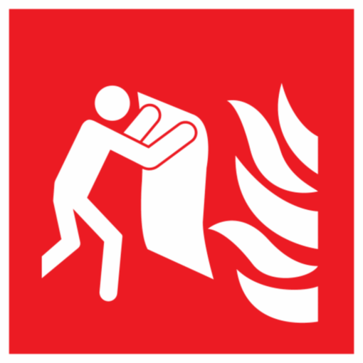 Pictogram blusdeken 200 x 200 mm